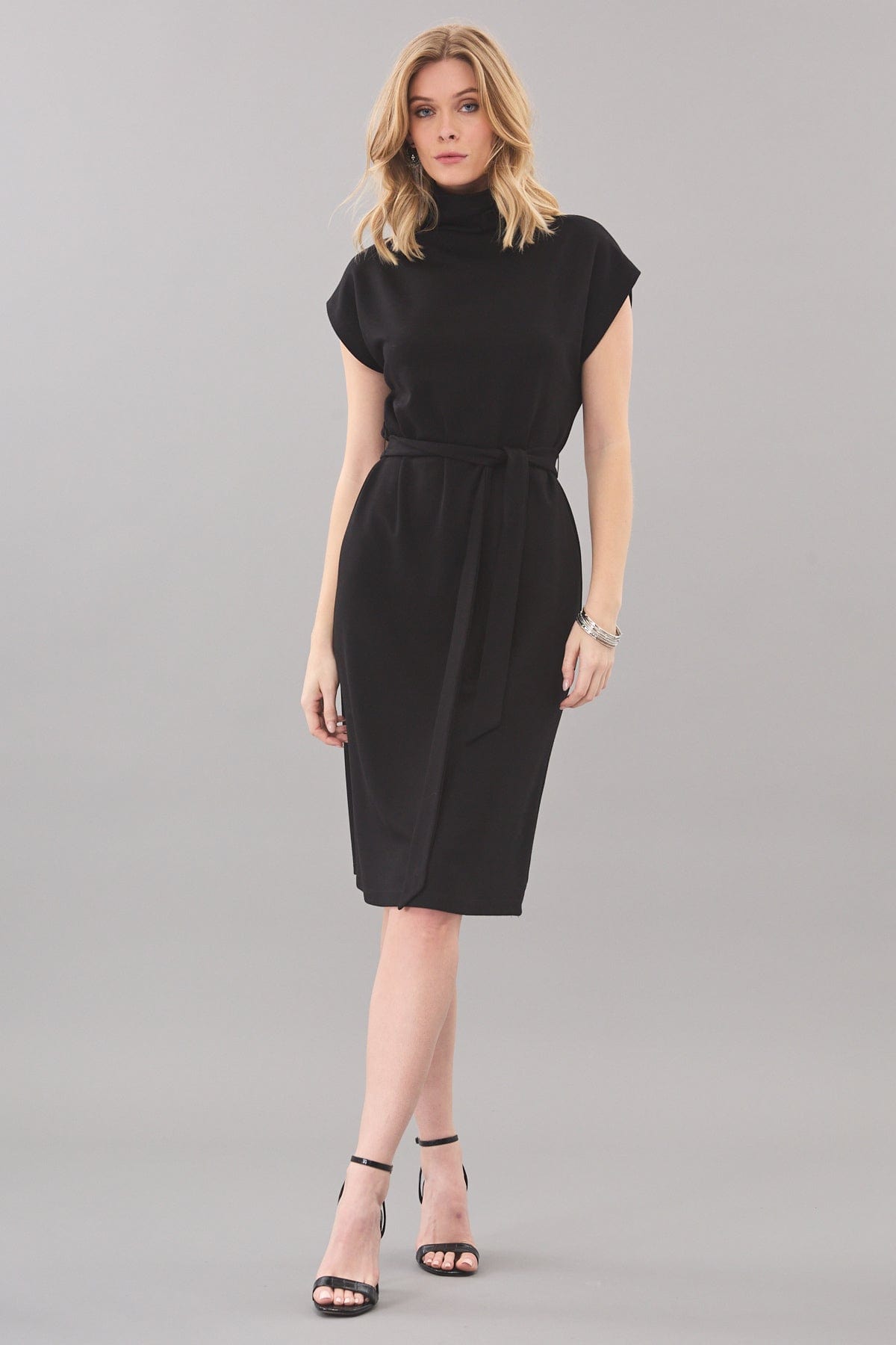 Belted Luxe Ponte Dress