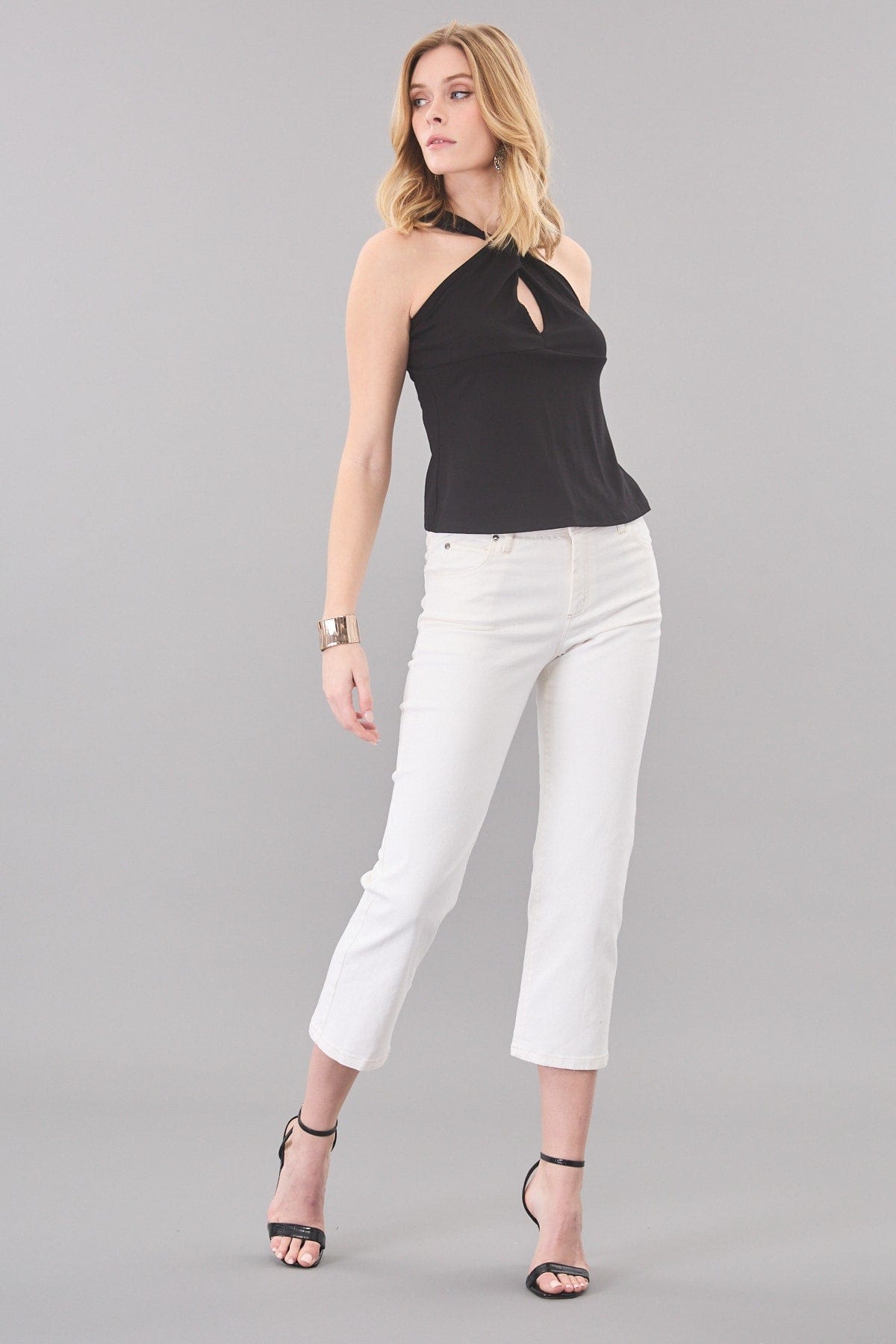 Luxe Jersey Keyhole Halter