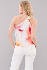 Floral Haze One Shoulder Top