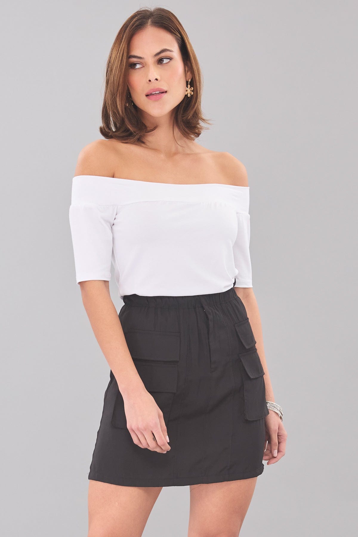 Luxe Jersey Off Shoulder