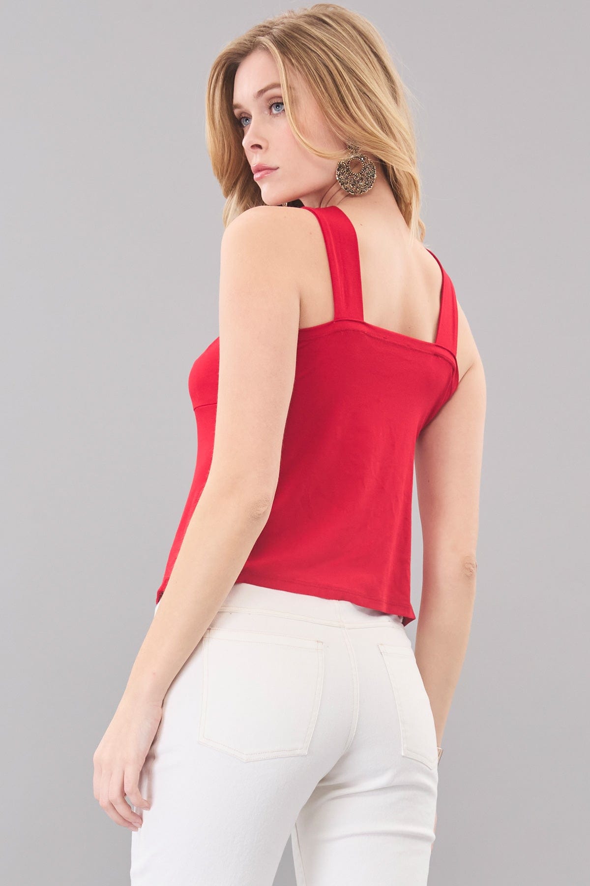 Luxe Jersey Keyhole Halter