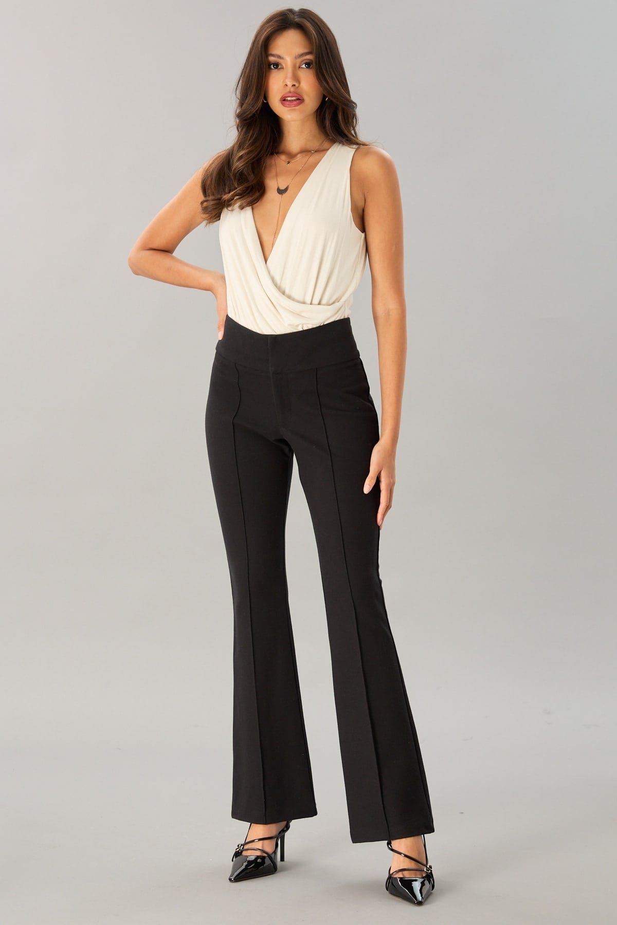 Smart Twill Fit'n'Flare Pant