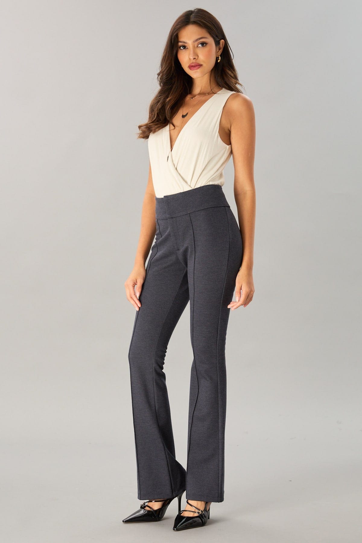 Smart Twill Fit'n'Flare Pant