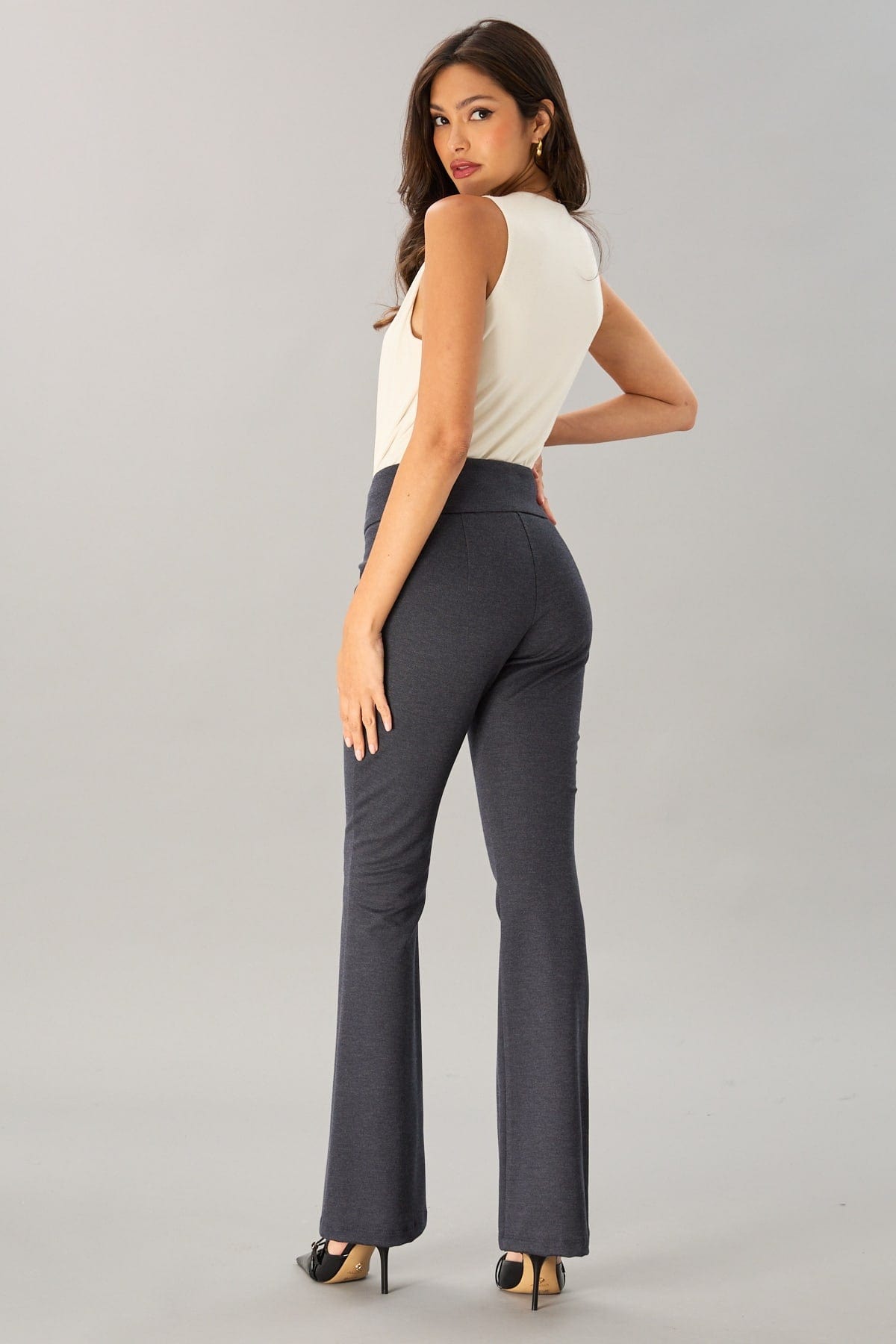 Smart Twill Fit'n'Flare Pant