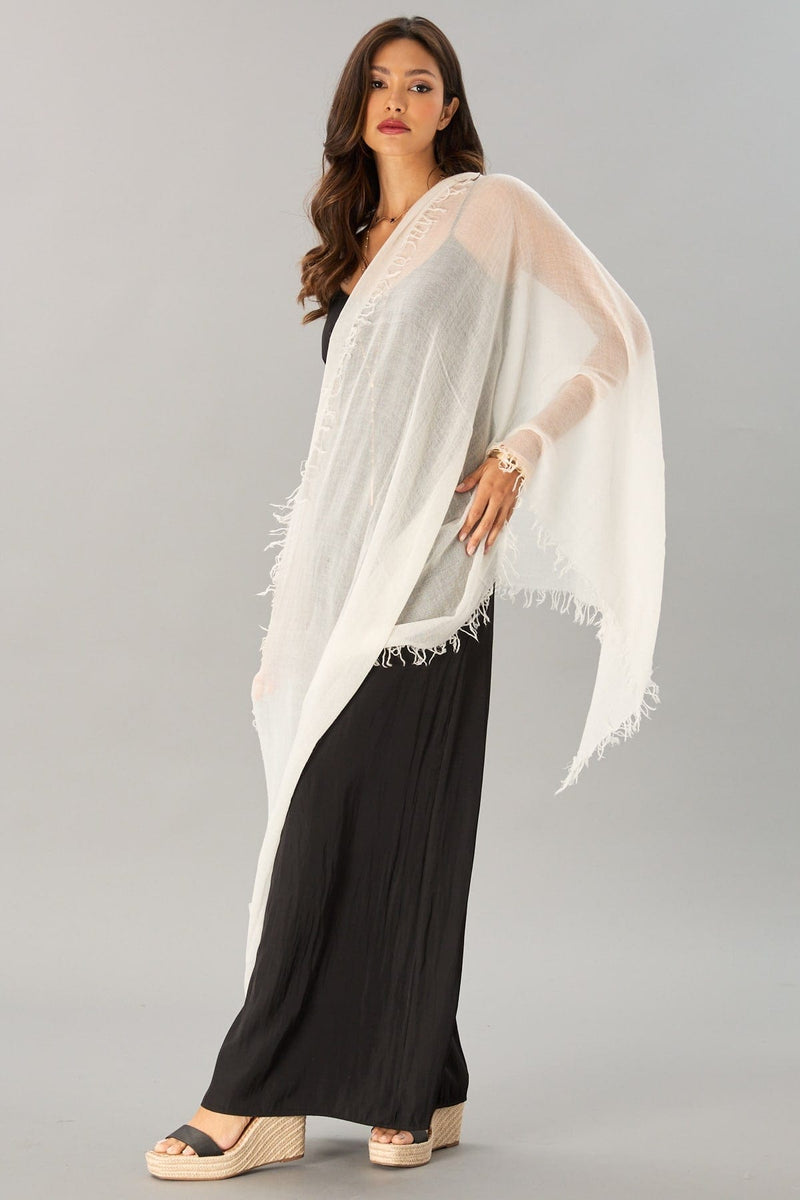 Cashmere Bliss Scarf with Tassels