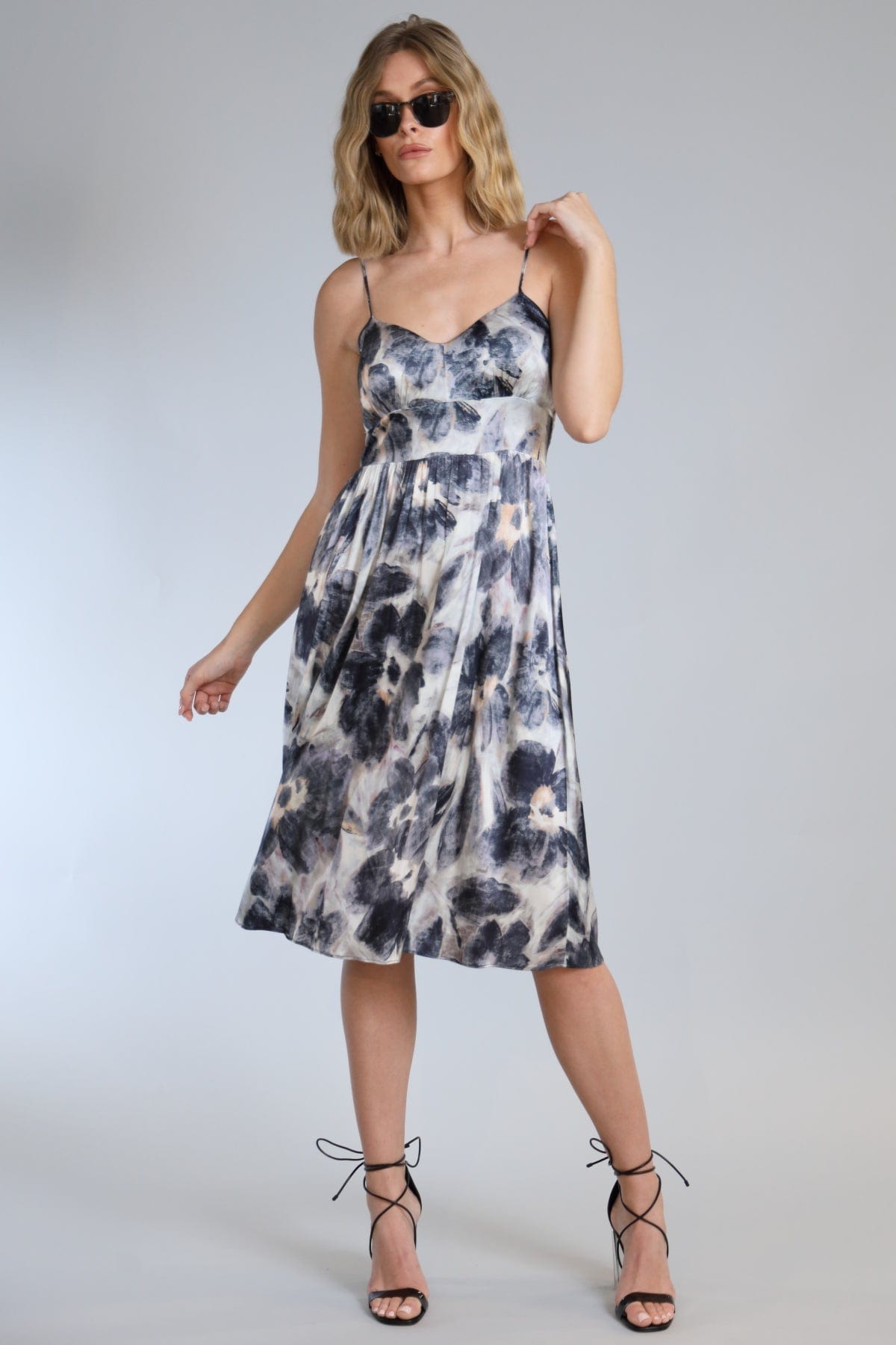 Denim Flower Dress