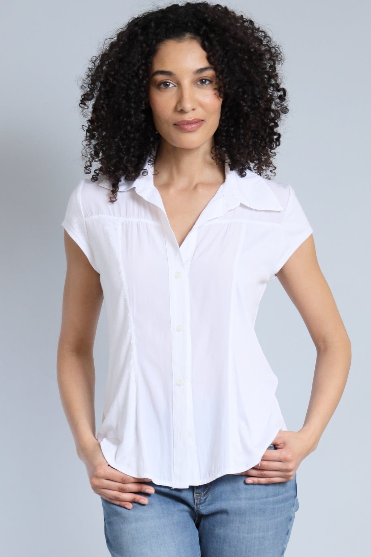 Hybrid Cap Sleeve Shirt