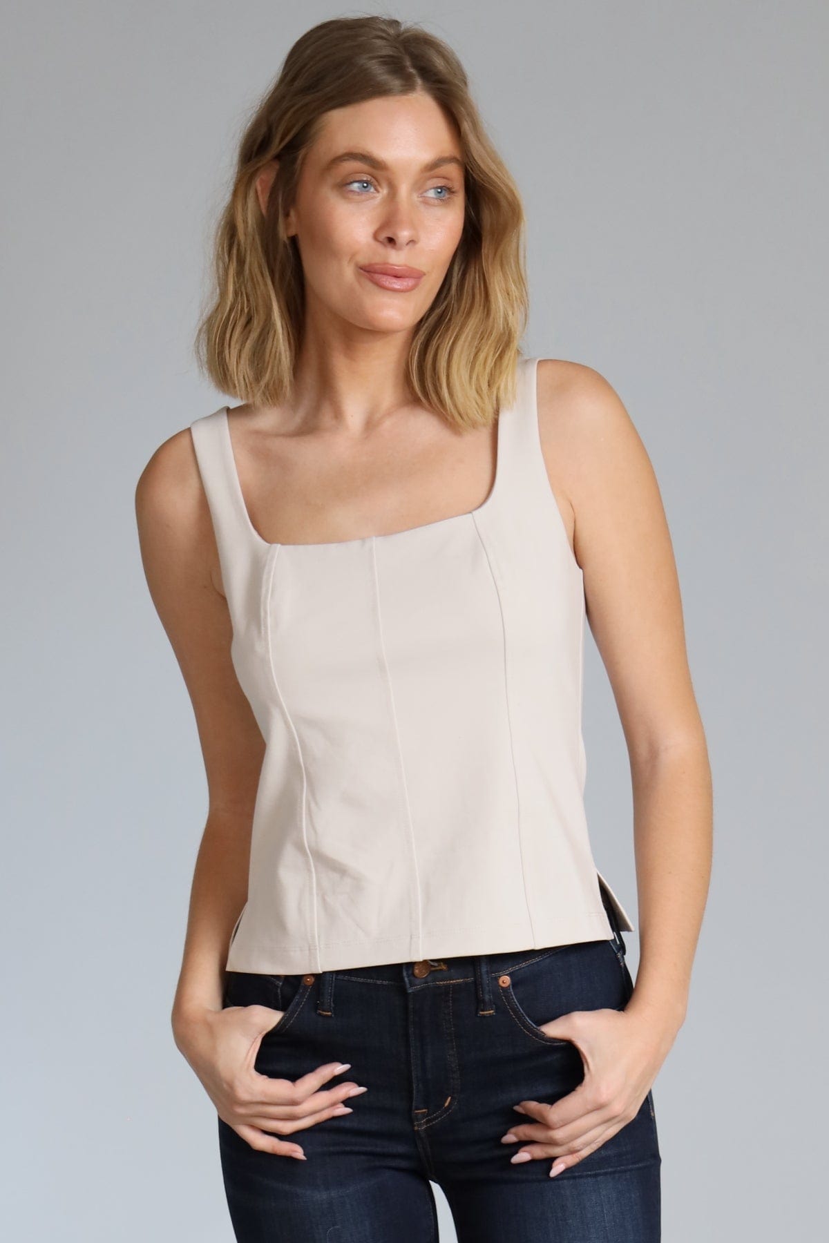 Spring Ponte Tank Top