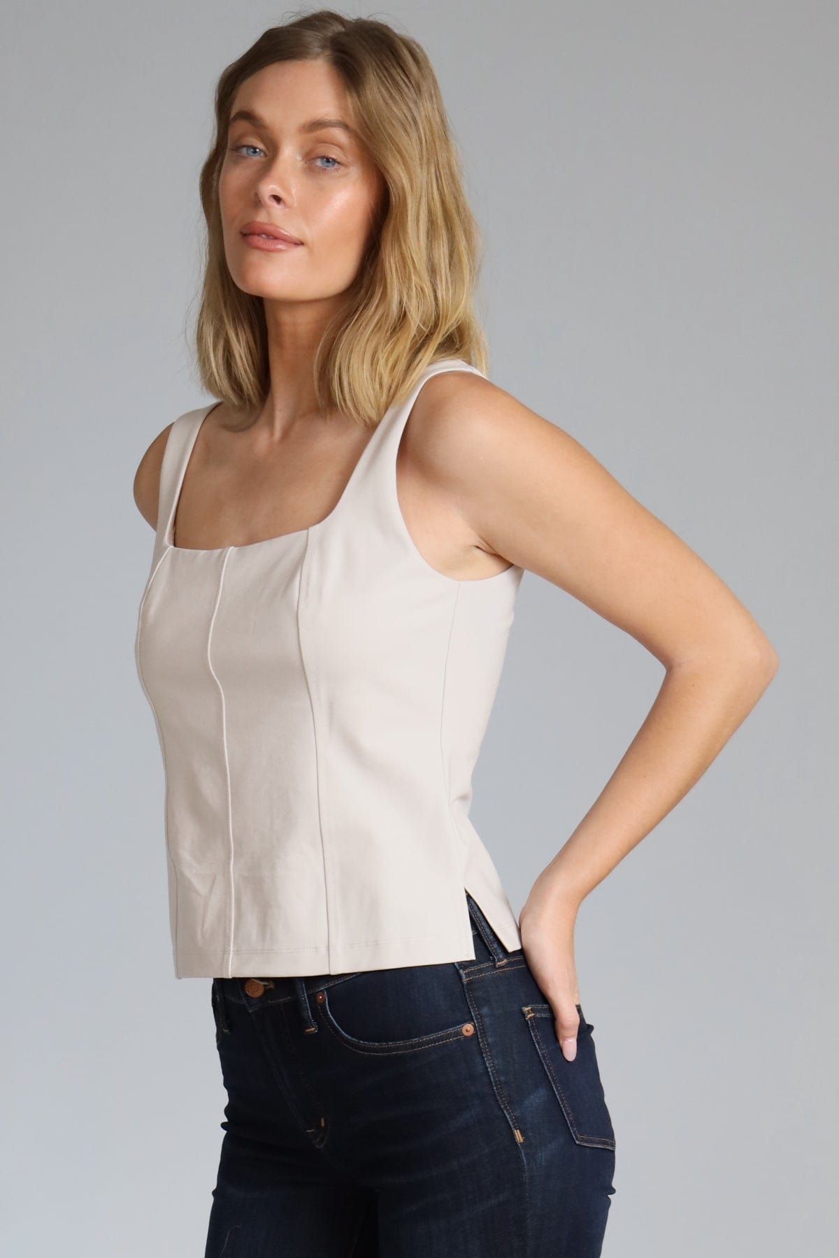 Spring Ponte Tank Top