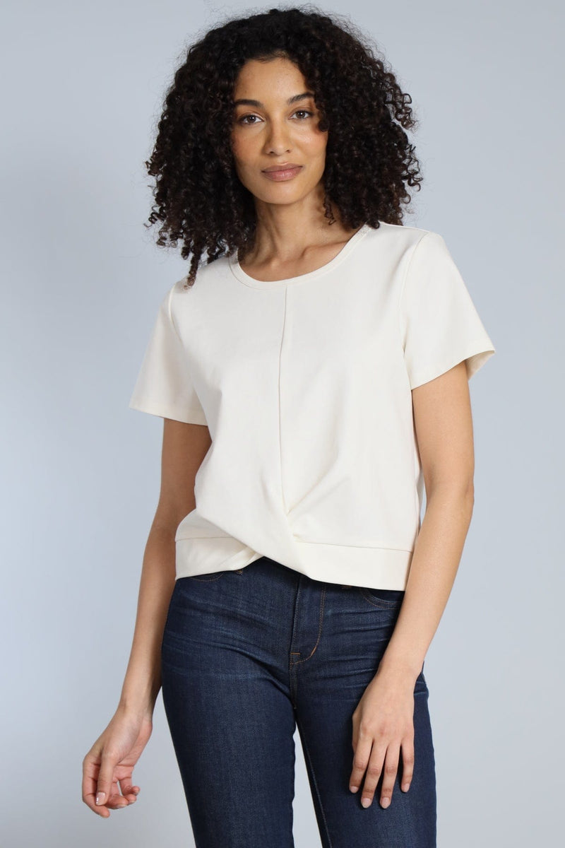 Ponte Twist Front Tee