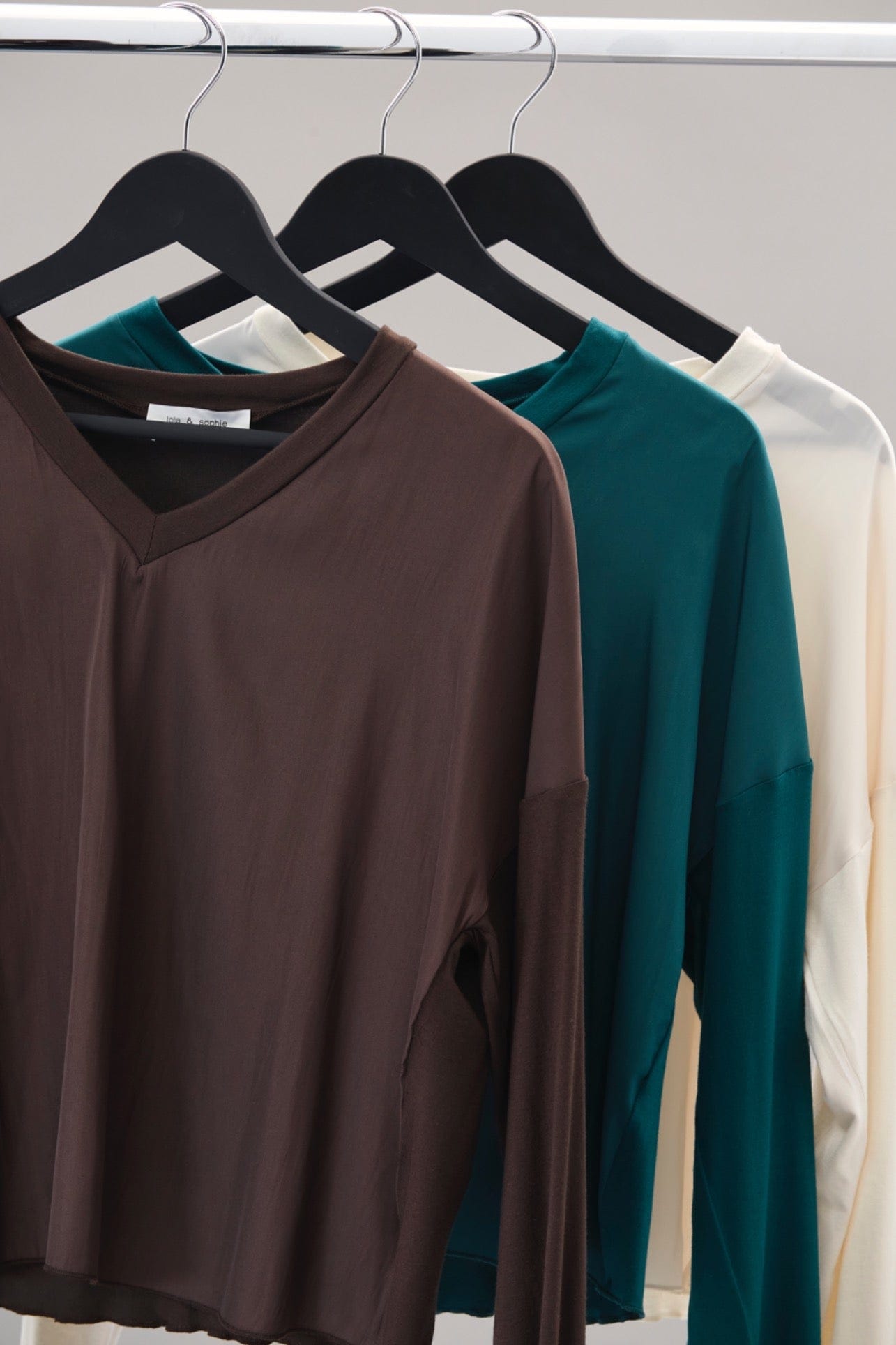 Long Sleeve Hybrid V-Neck