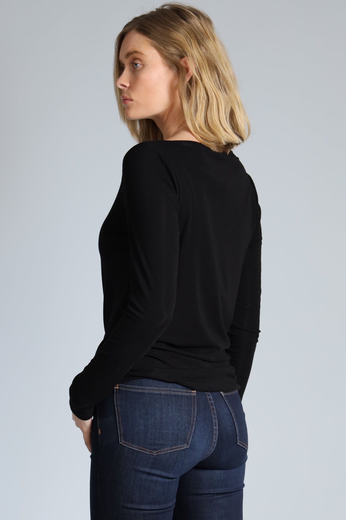 Boat Neck Tencel Tee