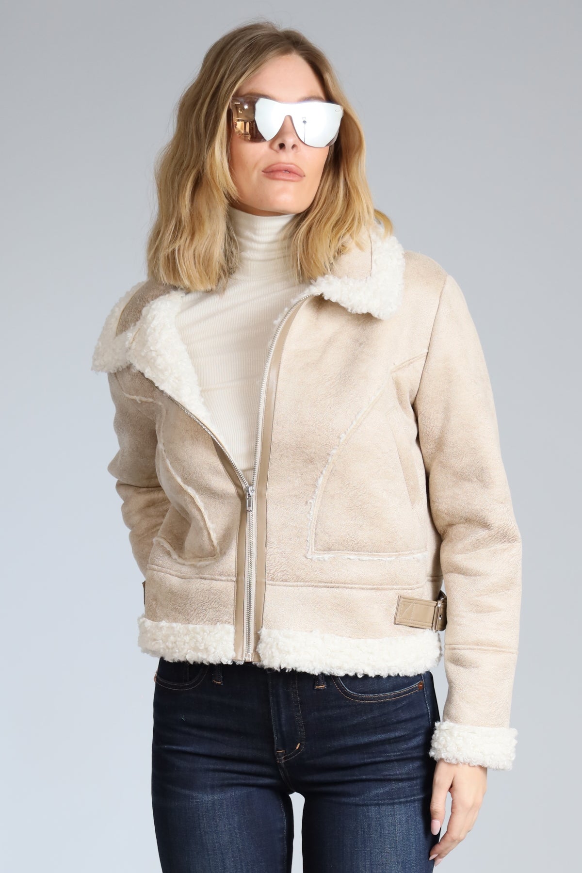 Faux Shearling Jacket