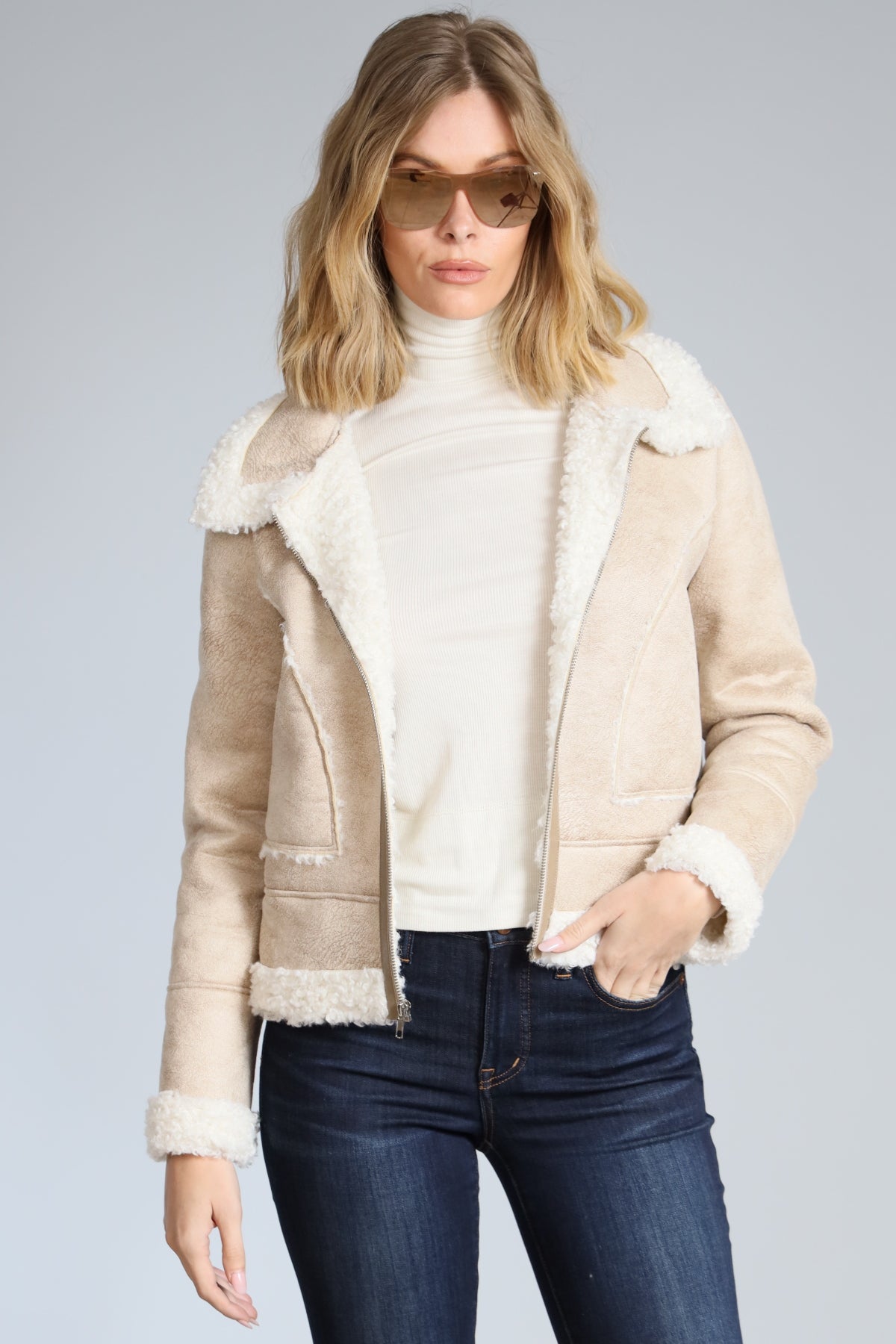 Faux Shearling Jacket