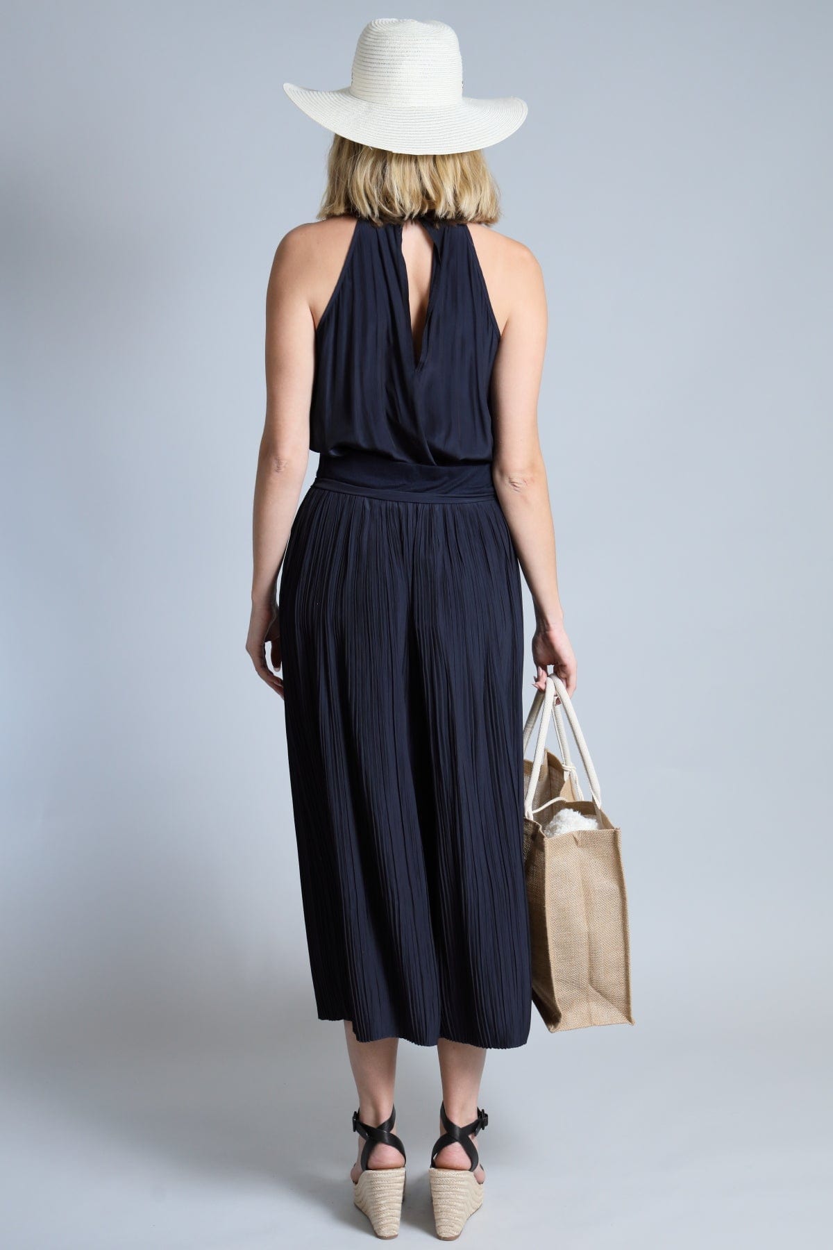 Variegated Pleat Skirt