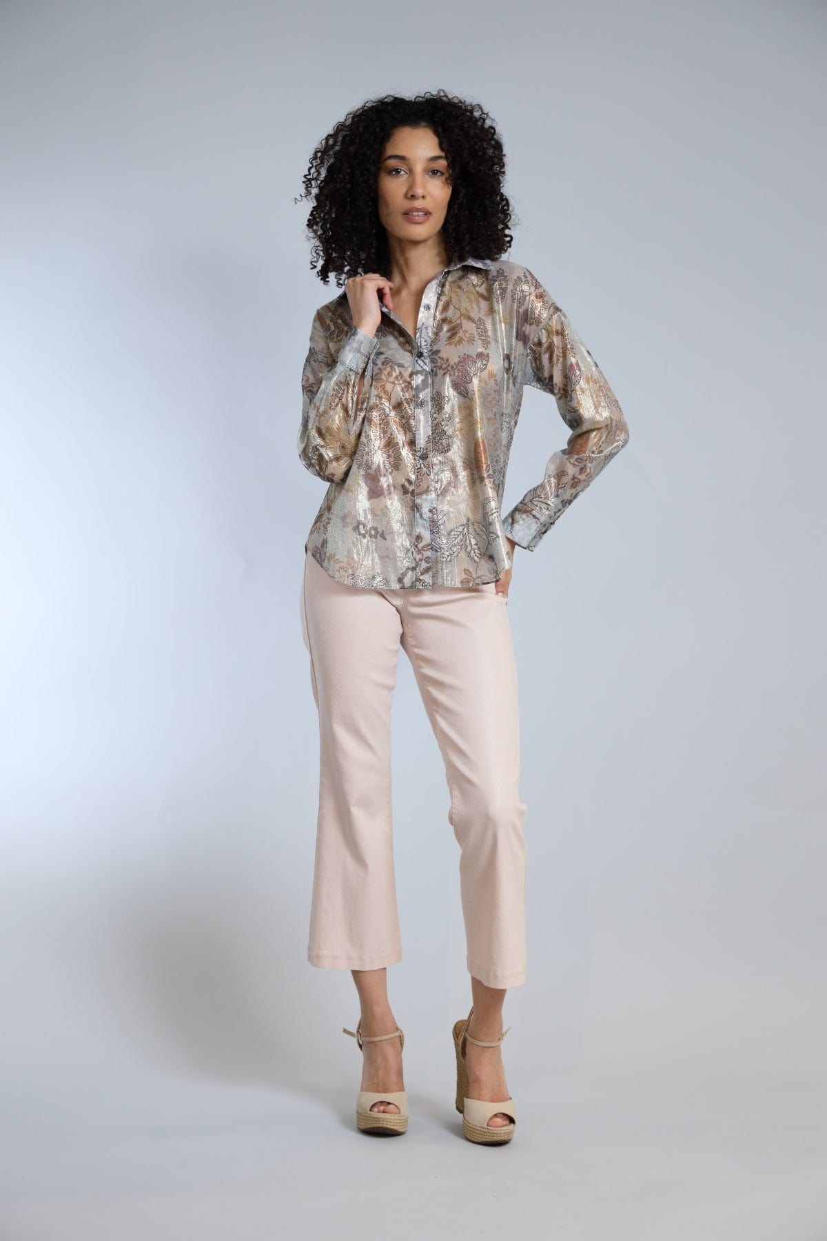 Grey Gardens Printed Cotton Shirt