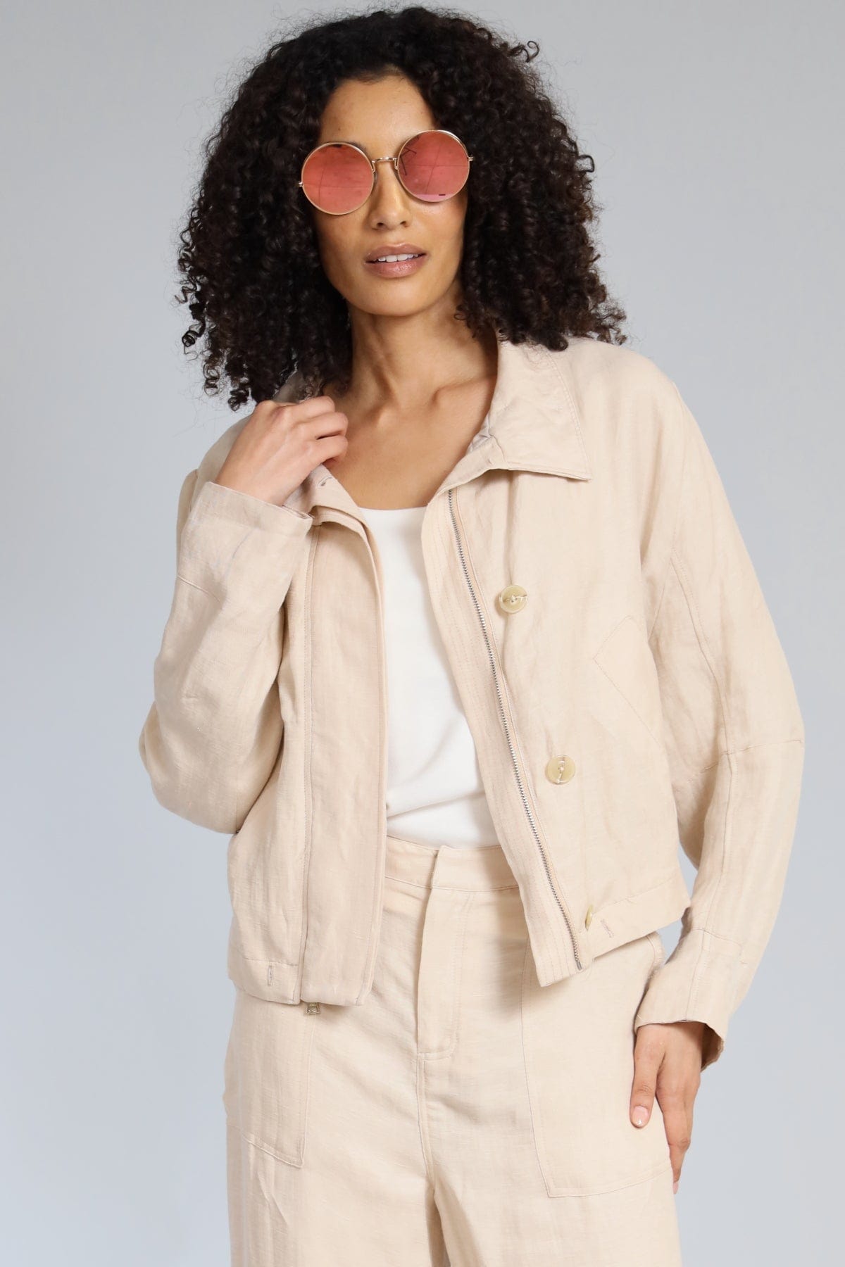 Linen Curpo Jacket