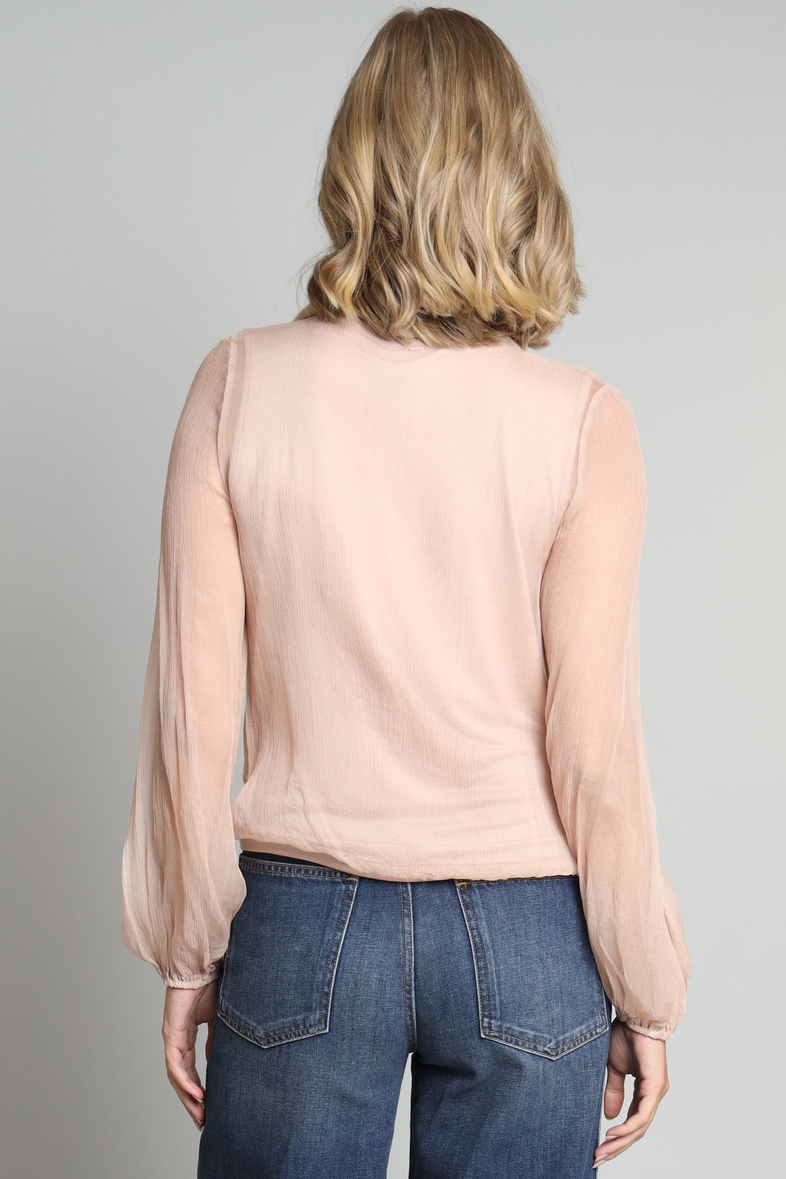 Crinkle Chiffon Top