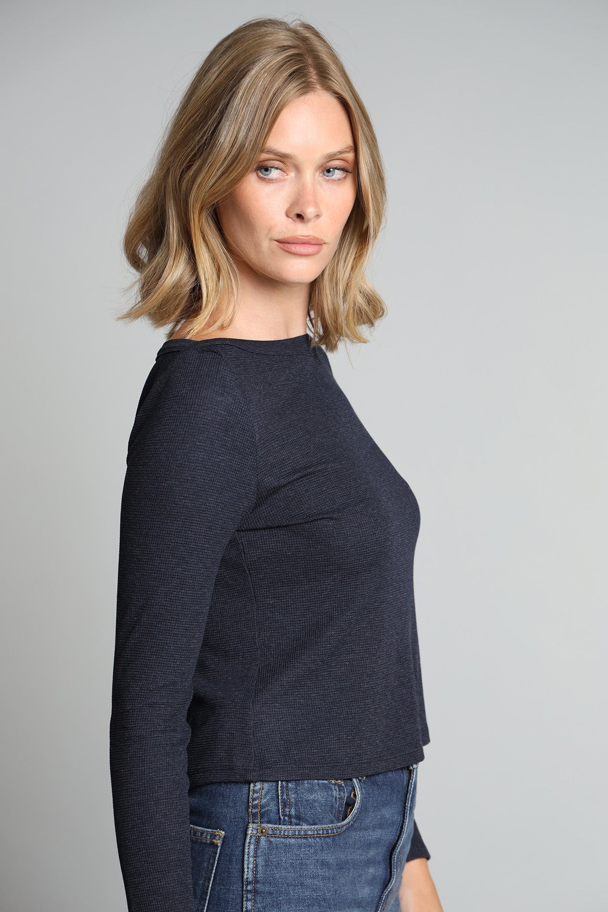 Waffle Knit Tee
