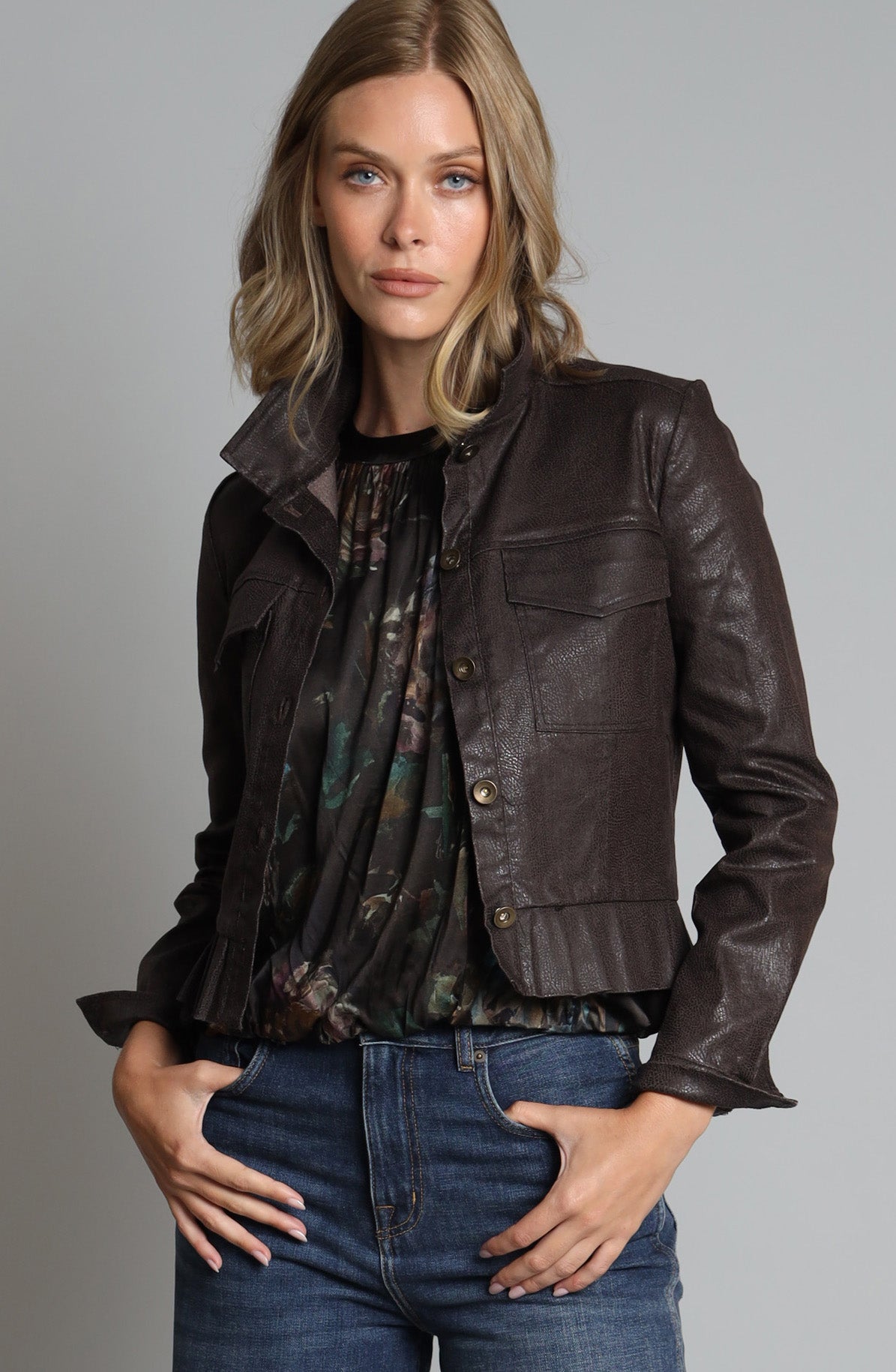 Foil Denim Jacket