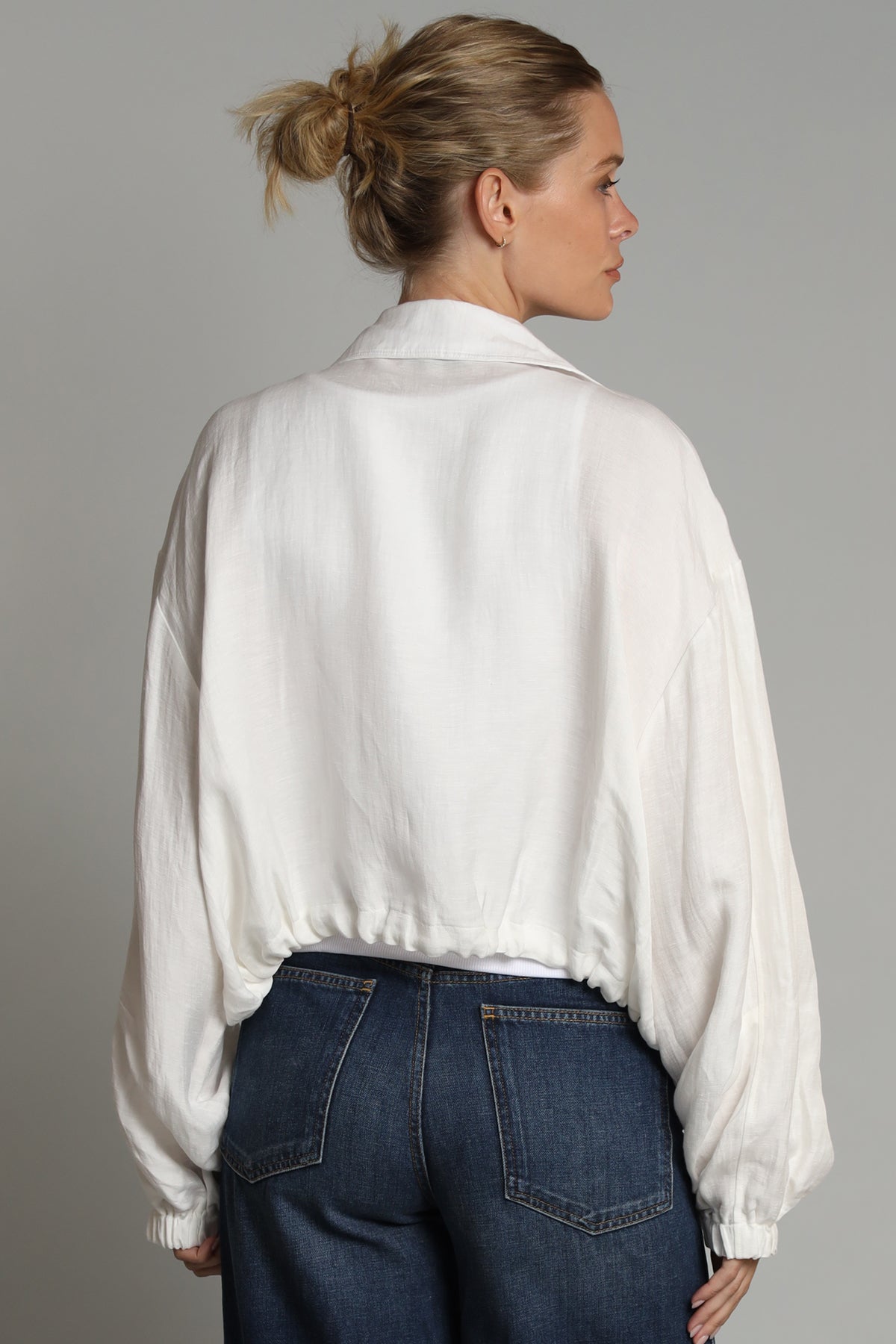 Linen / Cupro Utility Jacket