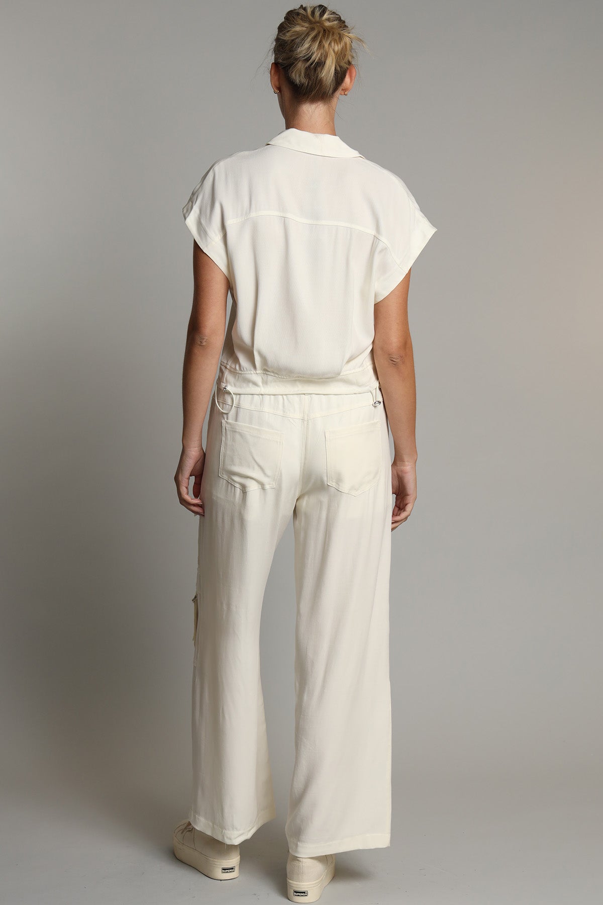 Cupro Twill Cargo Pant