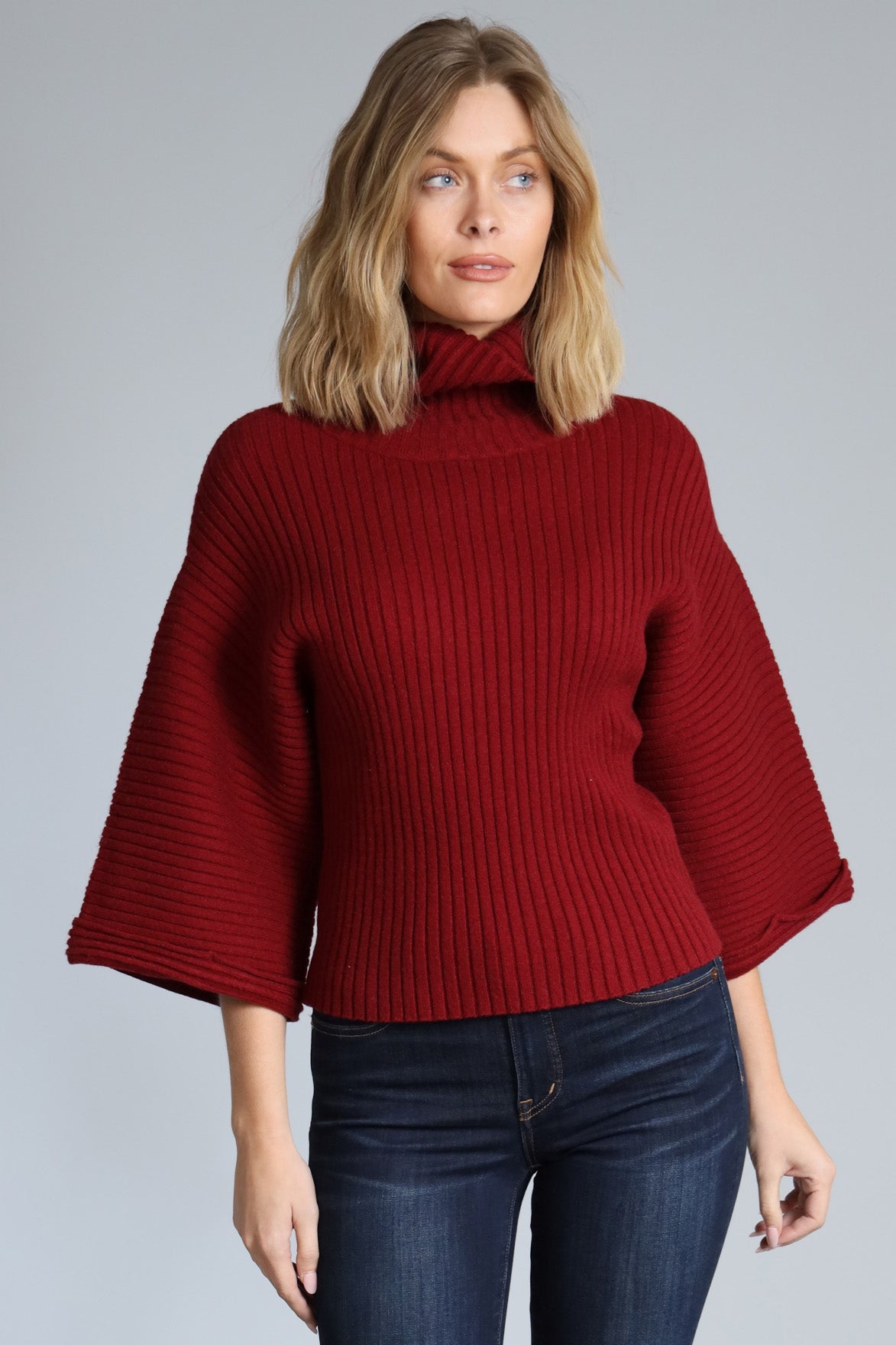 Rib Kimono Sweater