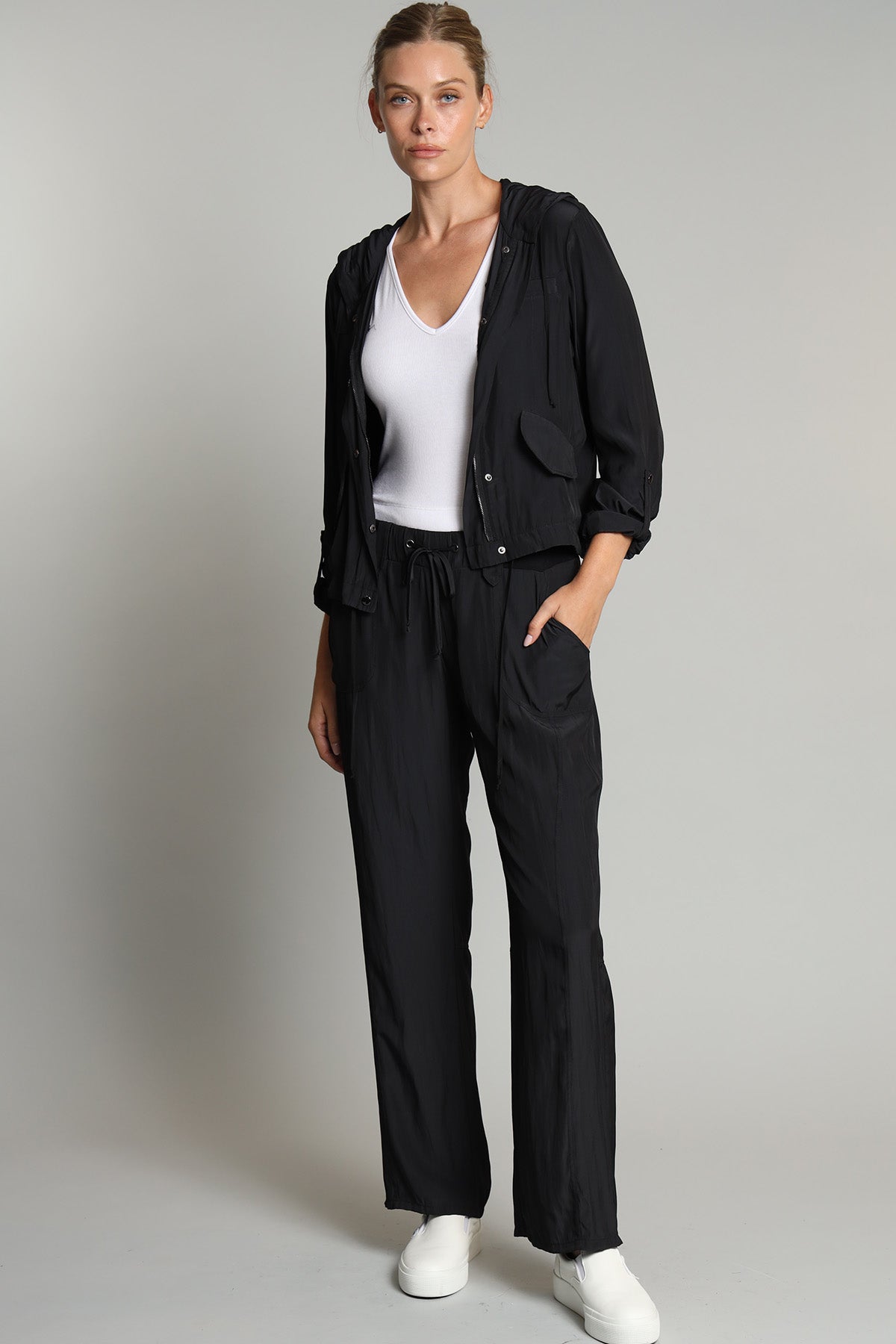 D Satin Utility Pant