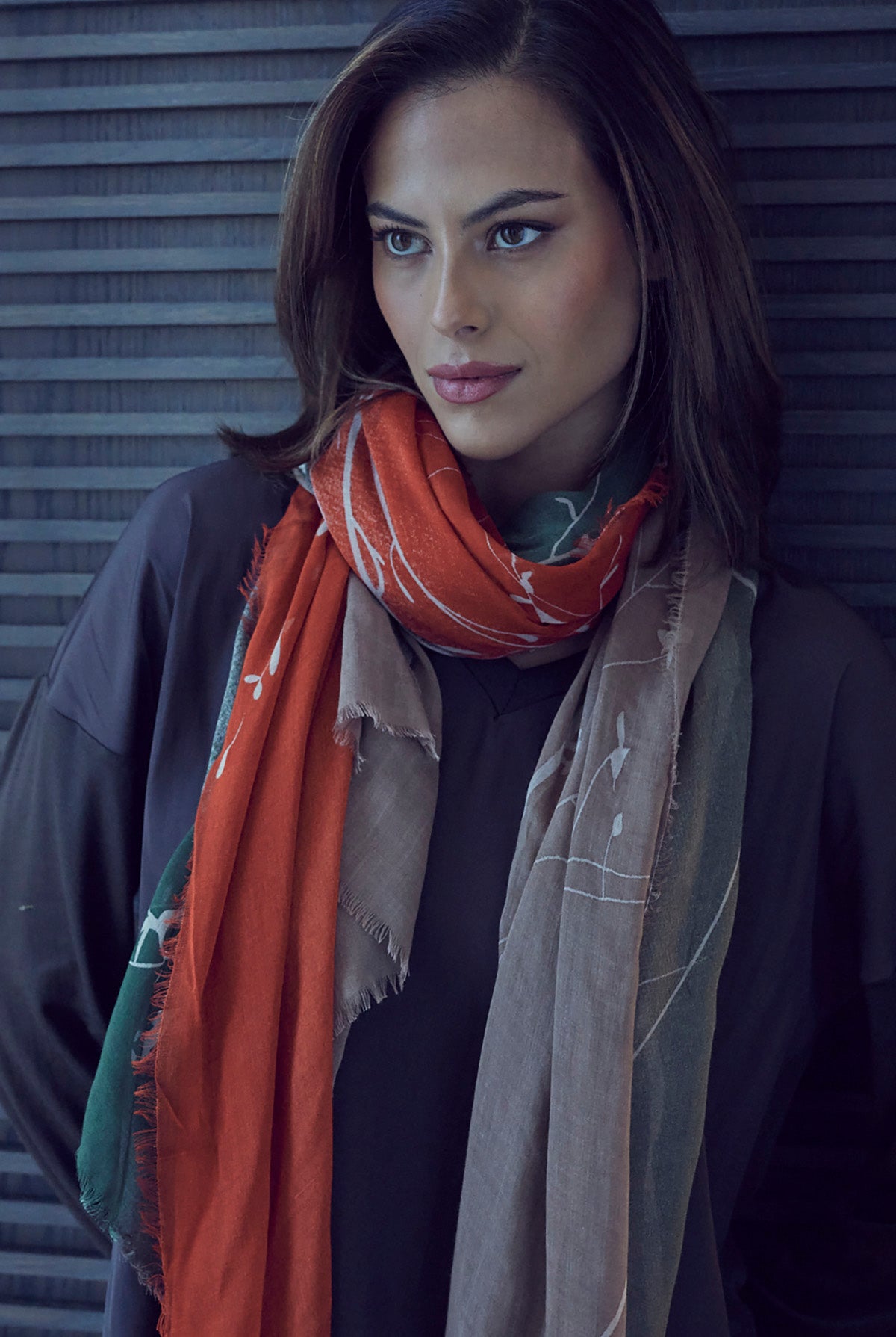 Rustic Tree Printed Scarf