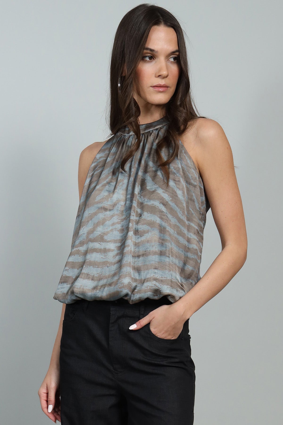 Michelle Animal Printed Halter
