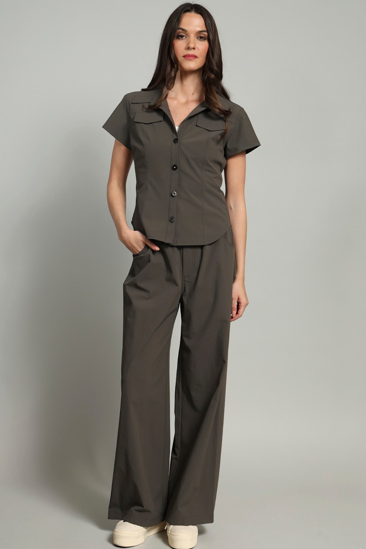Nikki Tech Canvas Pant