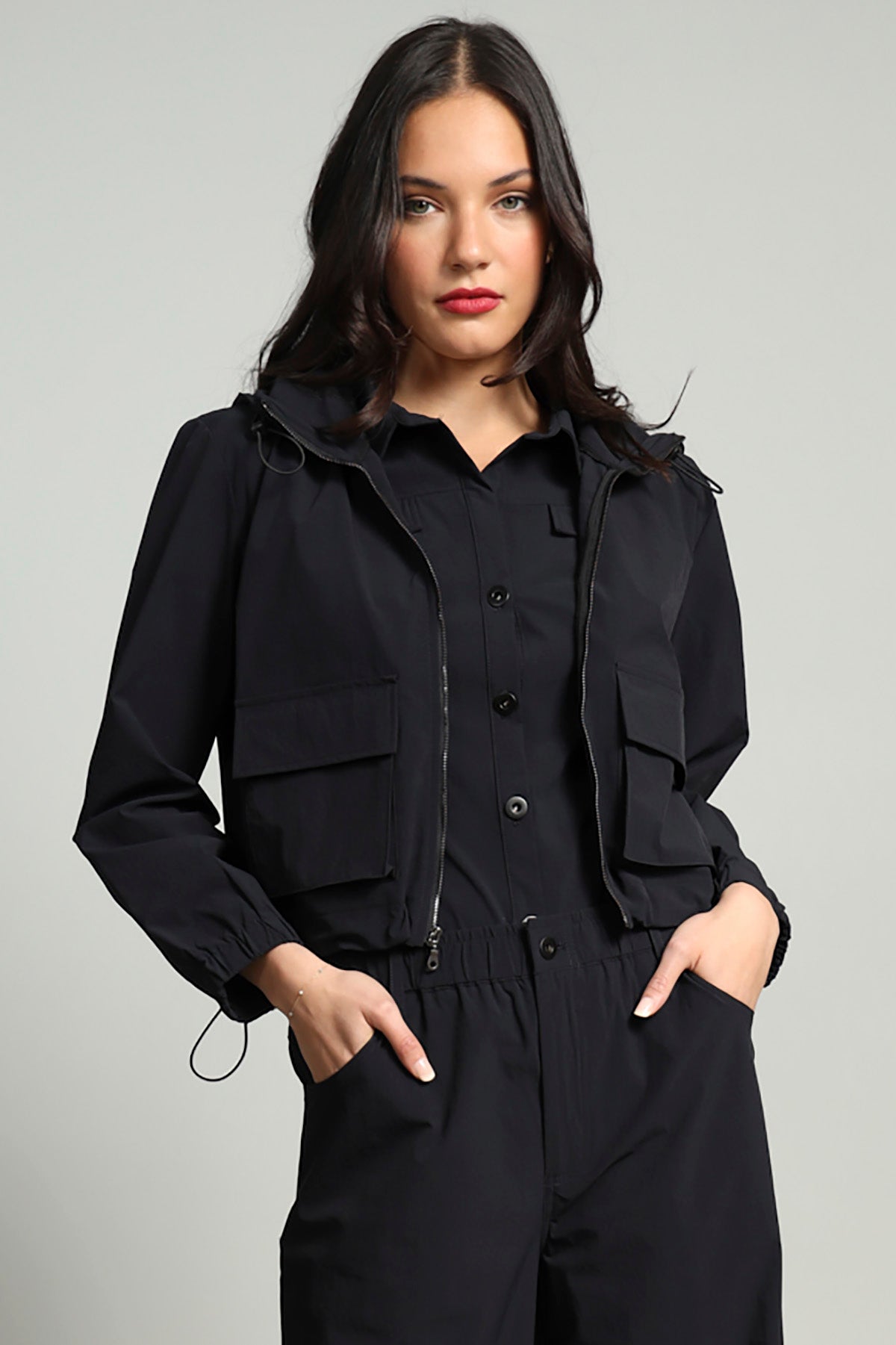 Tech Canvas Utility Jacket