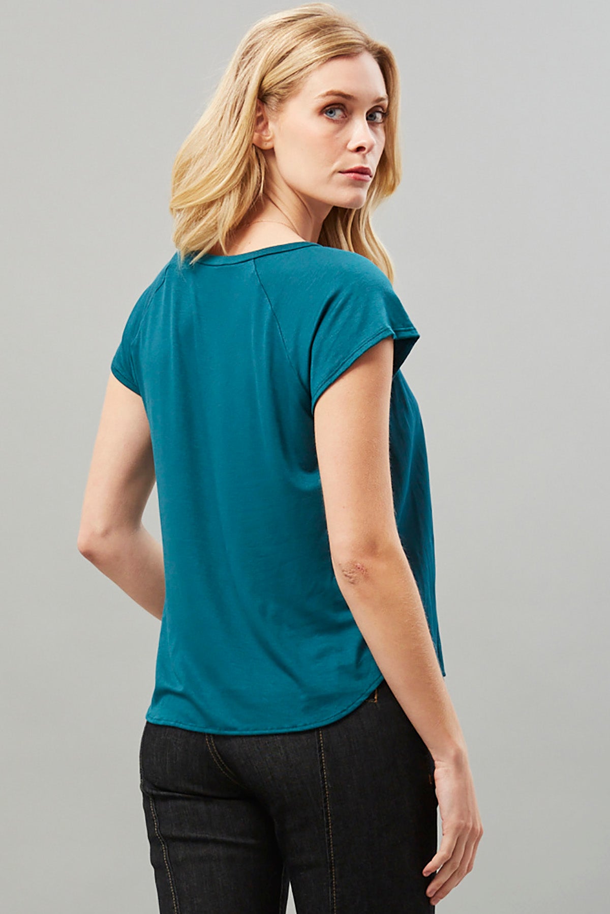 Cap Sleeve Baseball Tee