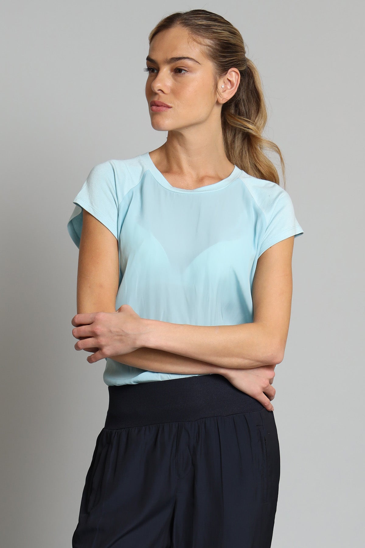 Cap Sleeve Baseball Tee