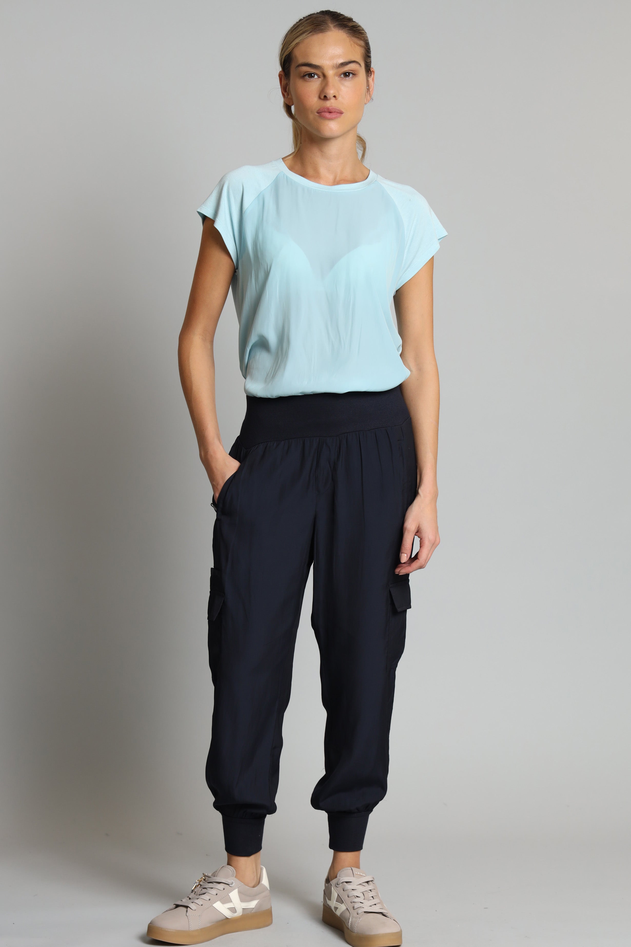 D-Satin Cargo Pant