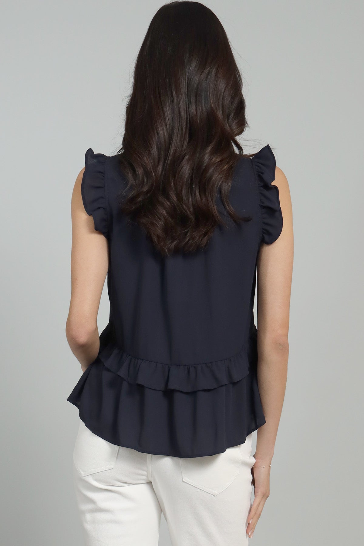 Georgette Ruffle Top