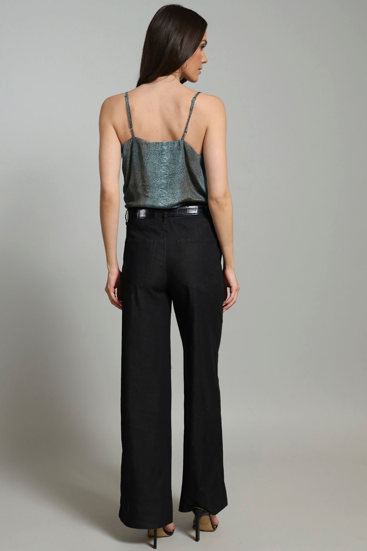 Blue Python Camisole