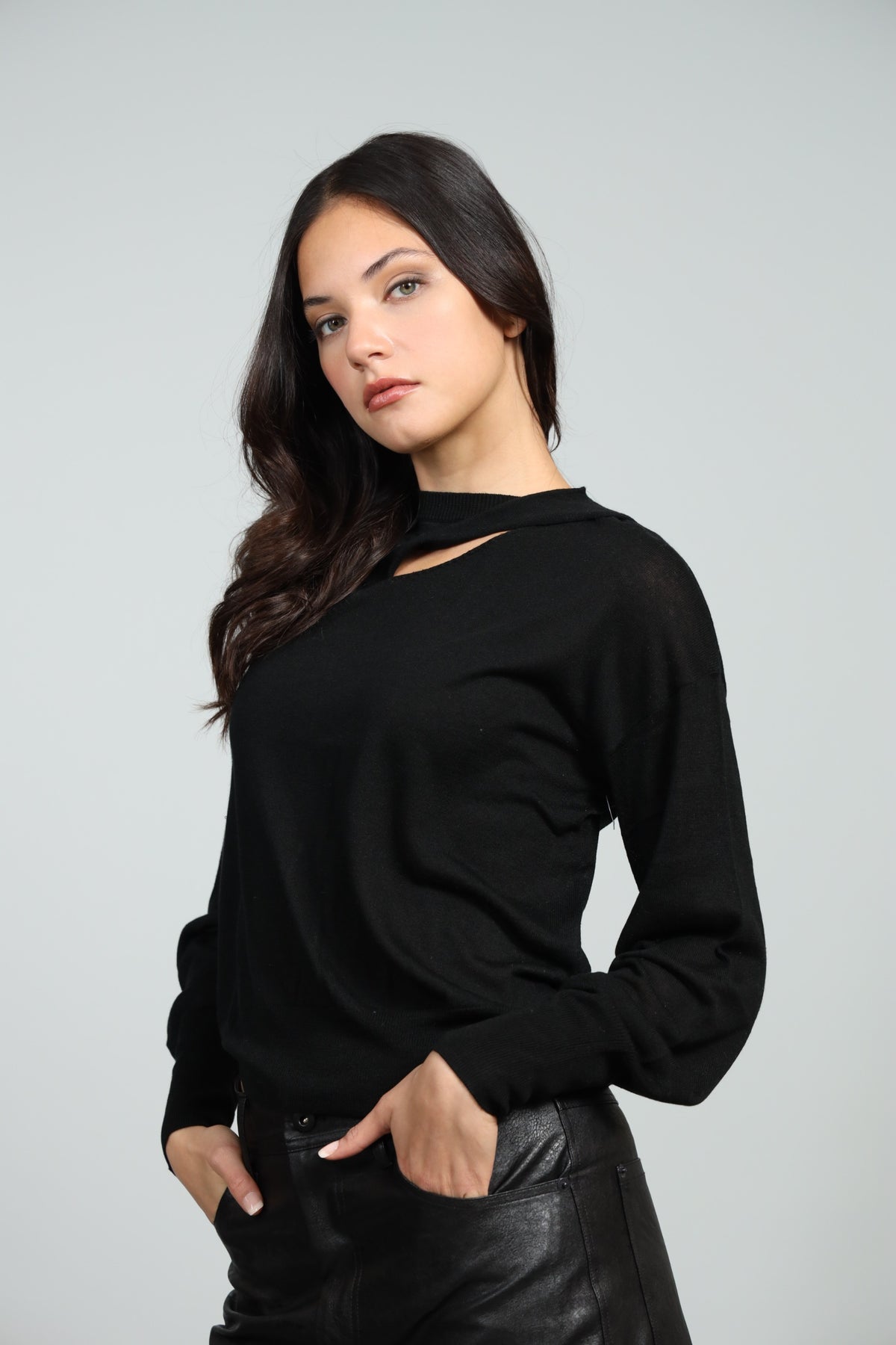 Erin Keyhole Sweater