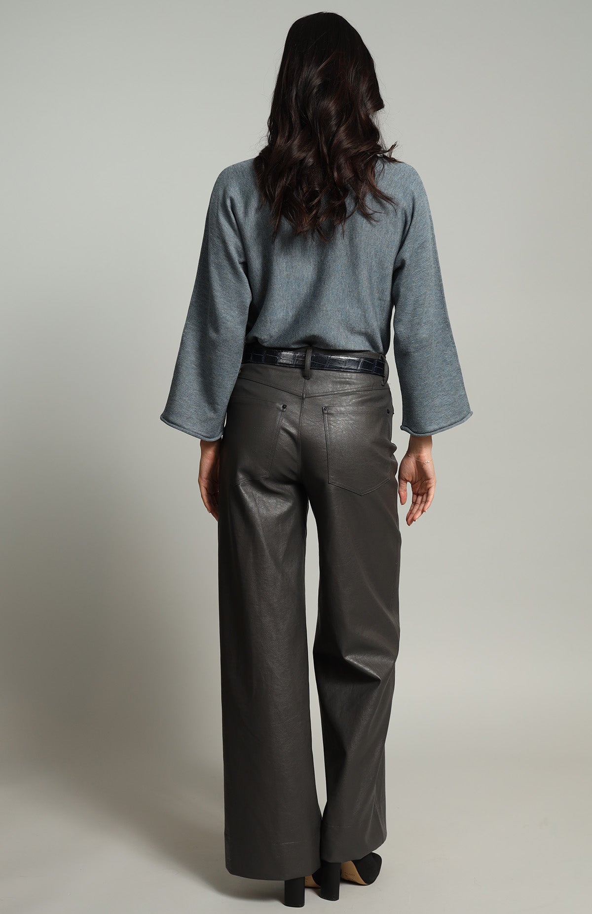Rolled Edge Kimono Sweater