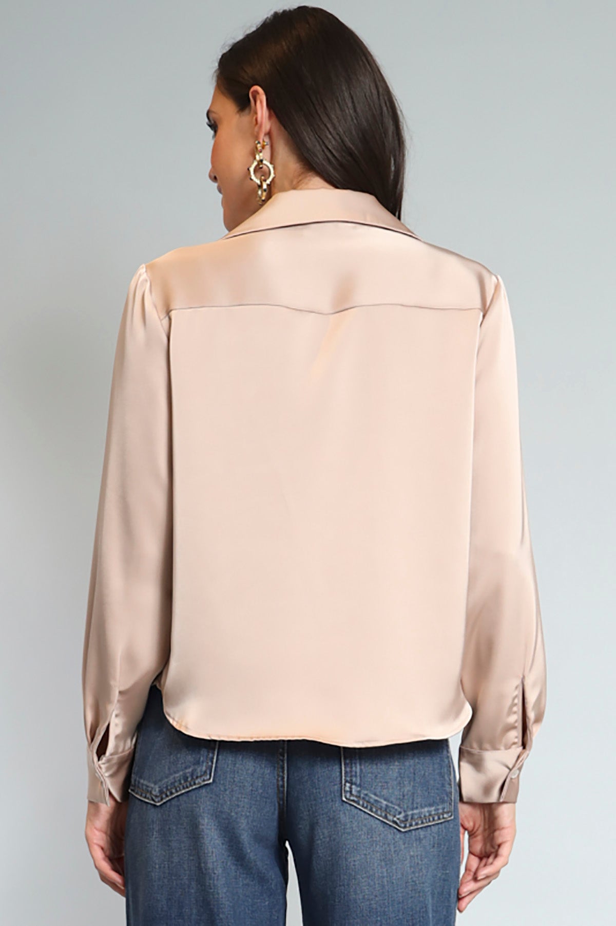 Elise Satin Blouse