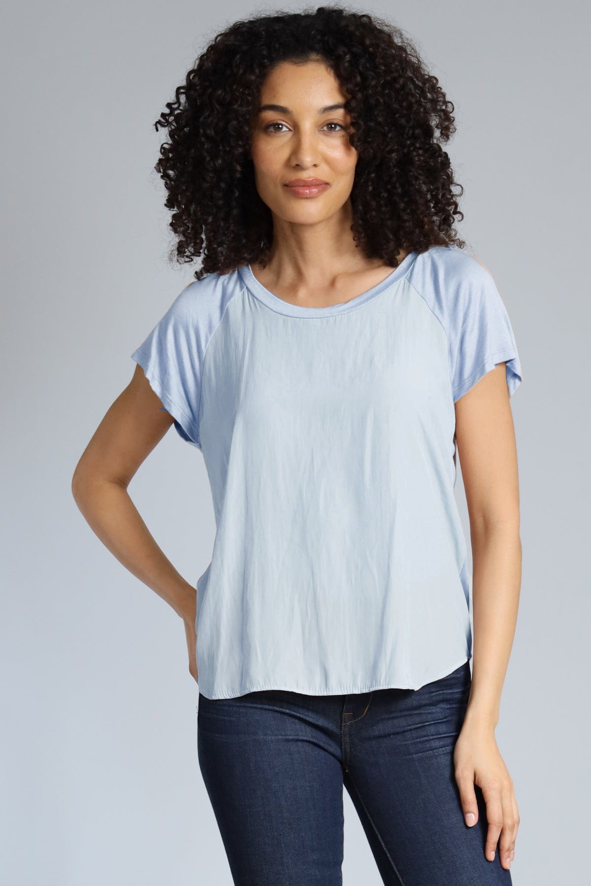 Cap Sleeve Baseball Tee