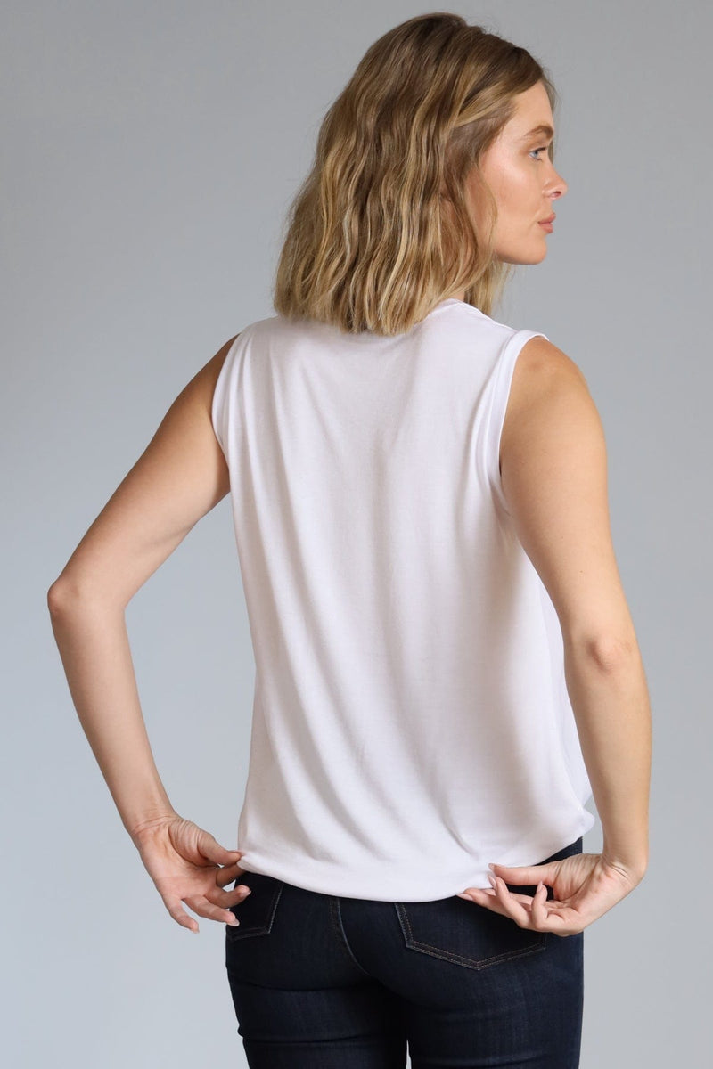 Sleeveless V-Neck Tank