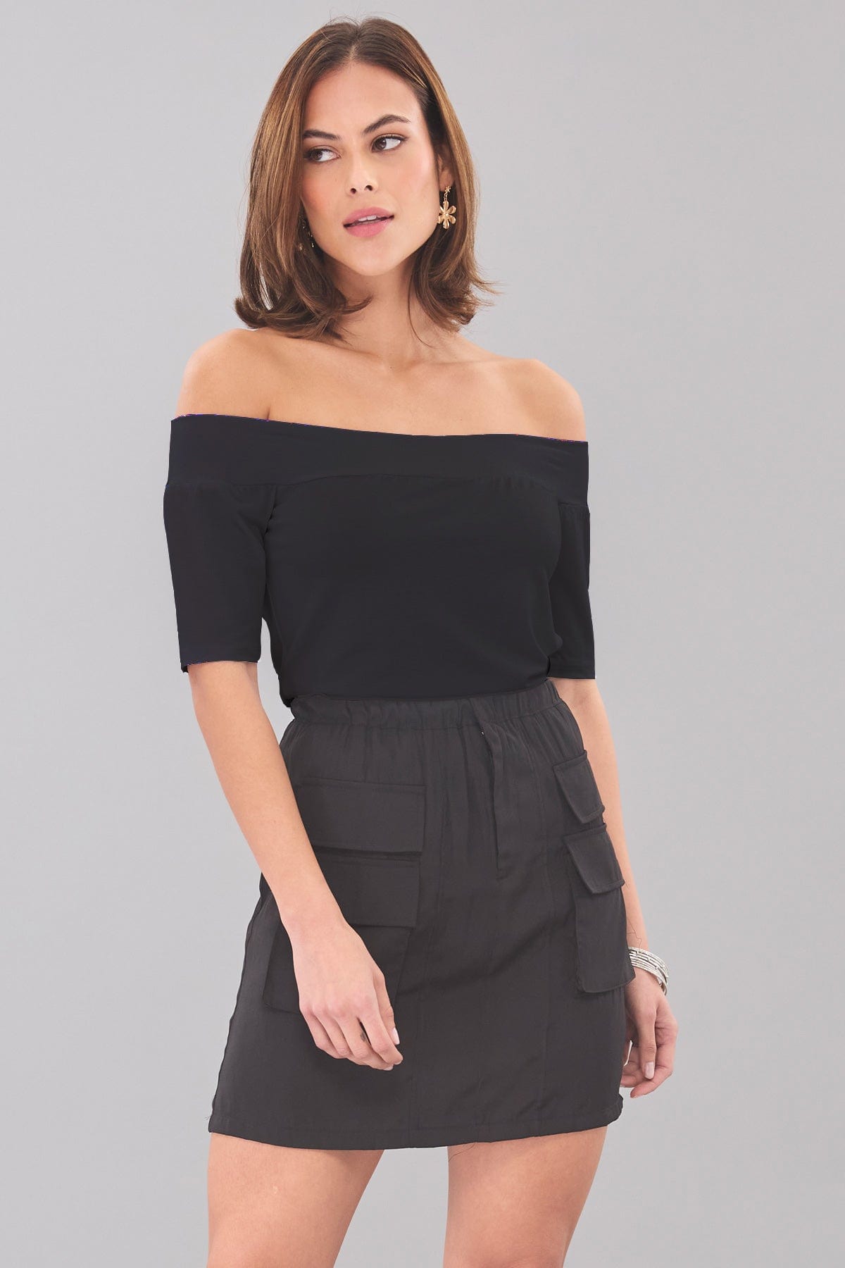 Luxe Jersey Off Shoulder