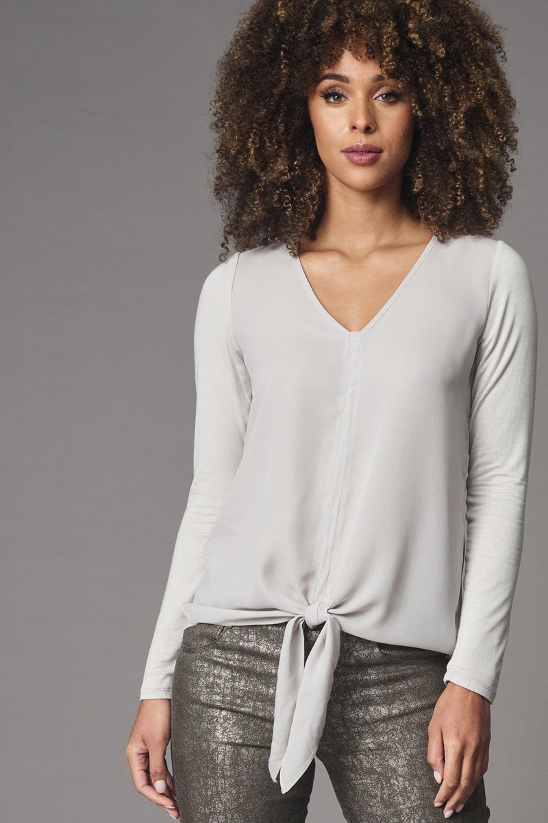 Tie-Front Combo Top