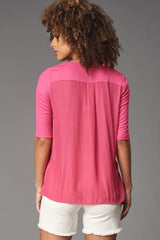 V-Neck Rib Tee