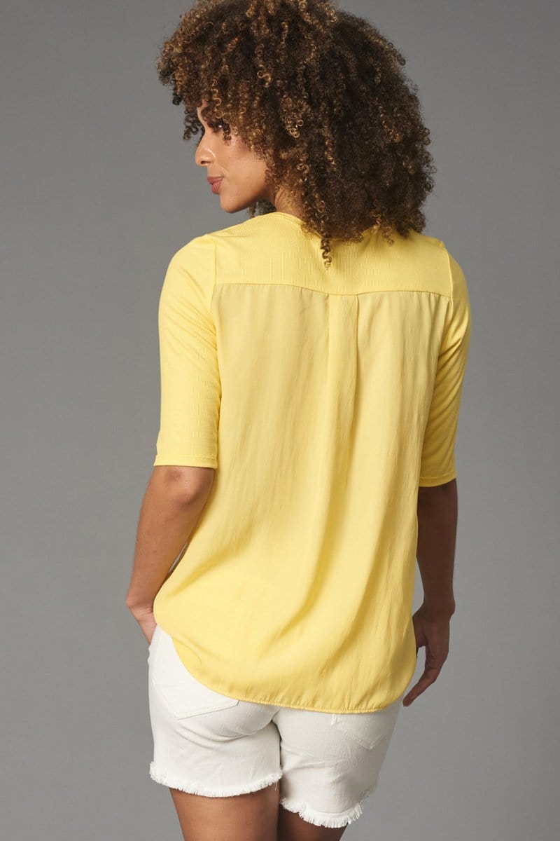 V-Neck Rib Tee