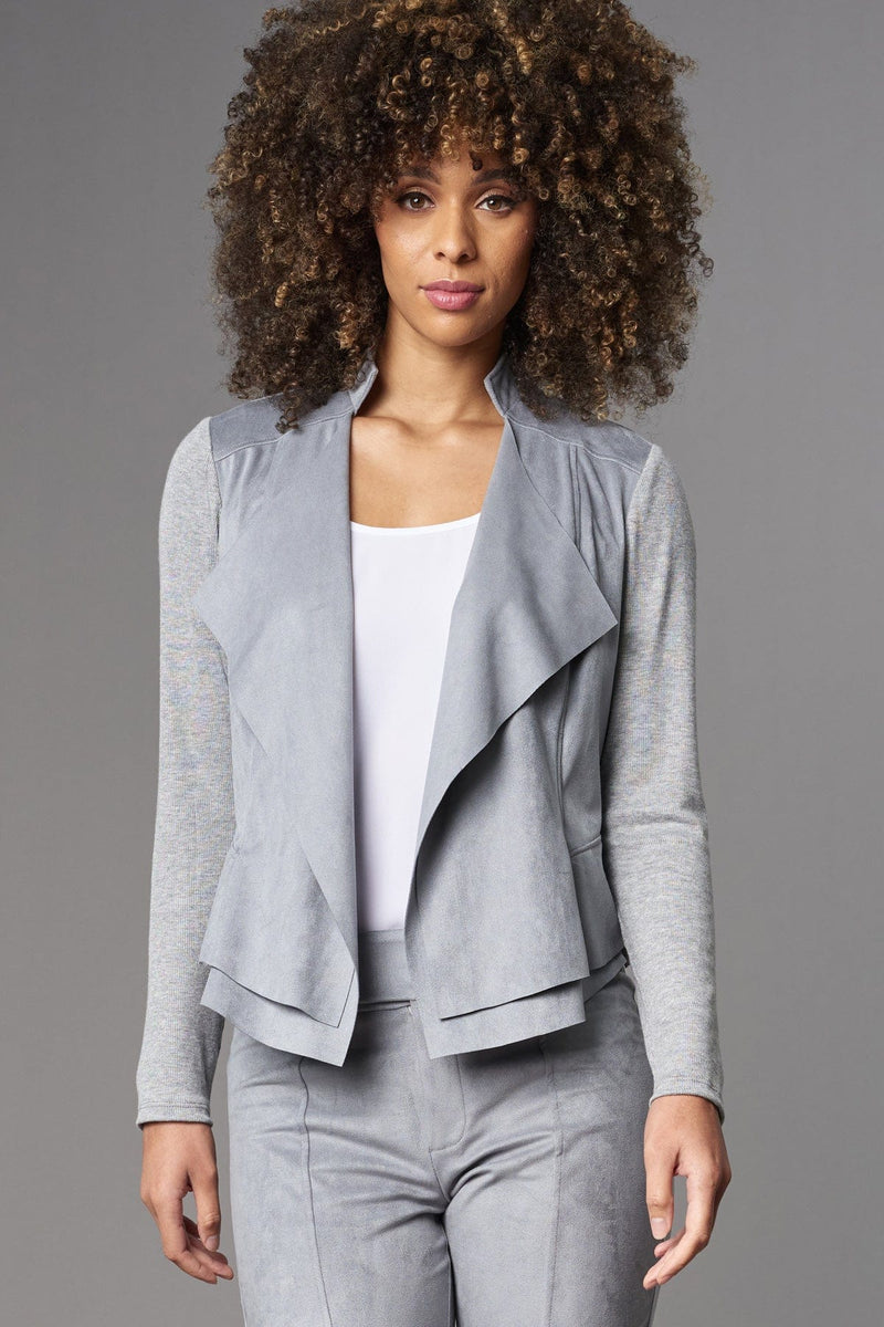 Ultrasuede Mixed Media Jacket