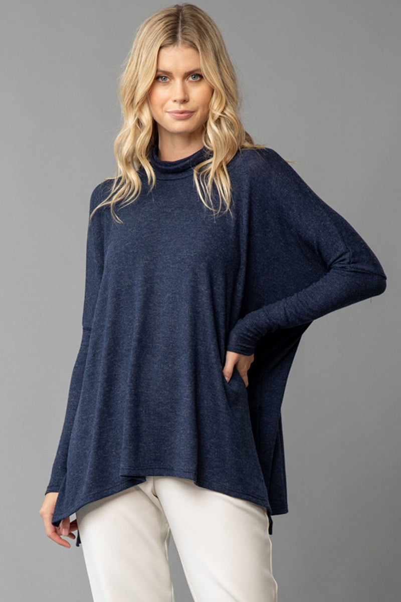 Boxy Turtleneck Sweater