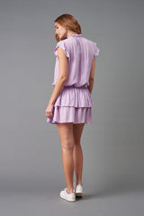 Ruffle & Smock Dress