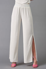 Double Layer High Slit Pant